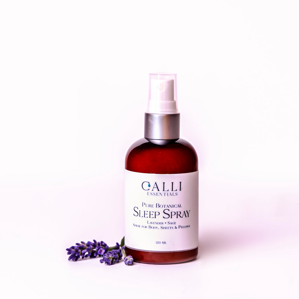 Sleep Spray / Lavender & Clary Sage Linen, Room & Body Spray - www.CalliSkin.com