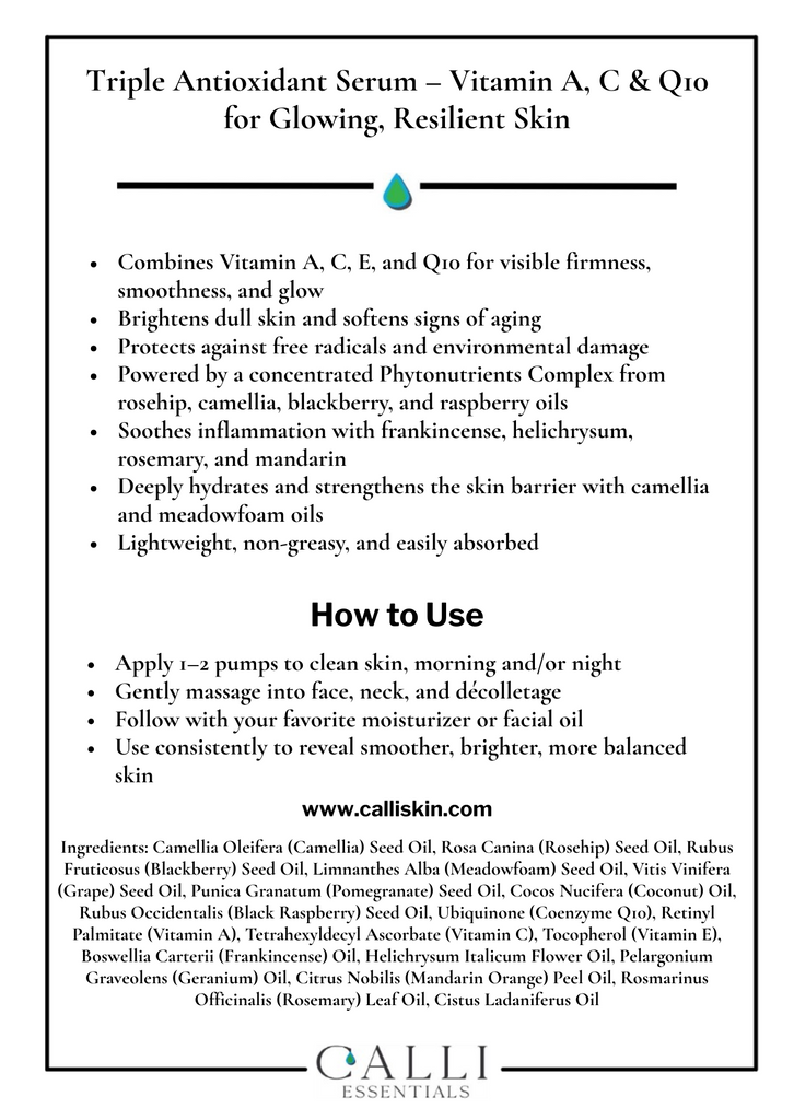 Calli Essentials Triple Serum