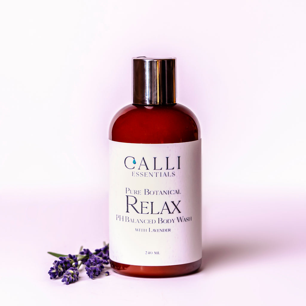 Relax blend lavender body wash