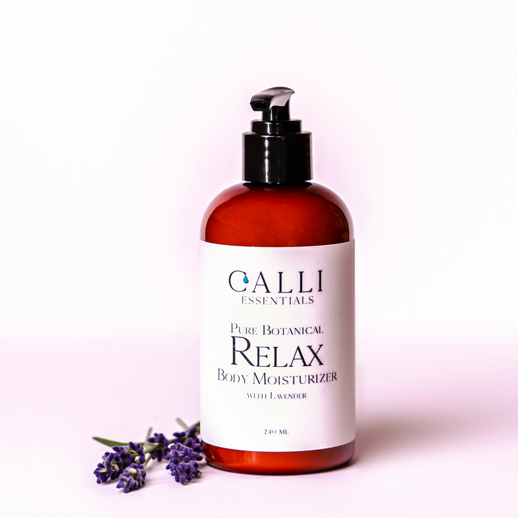 Relax body moisturizer with lavender