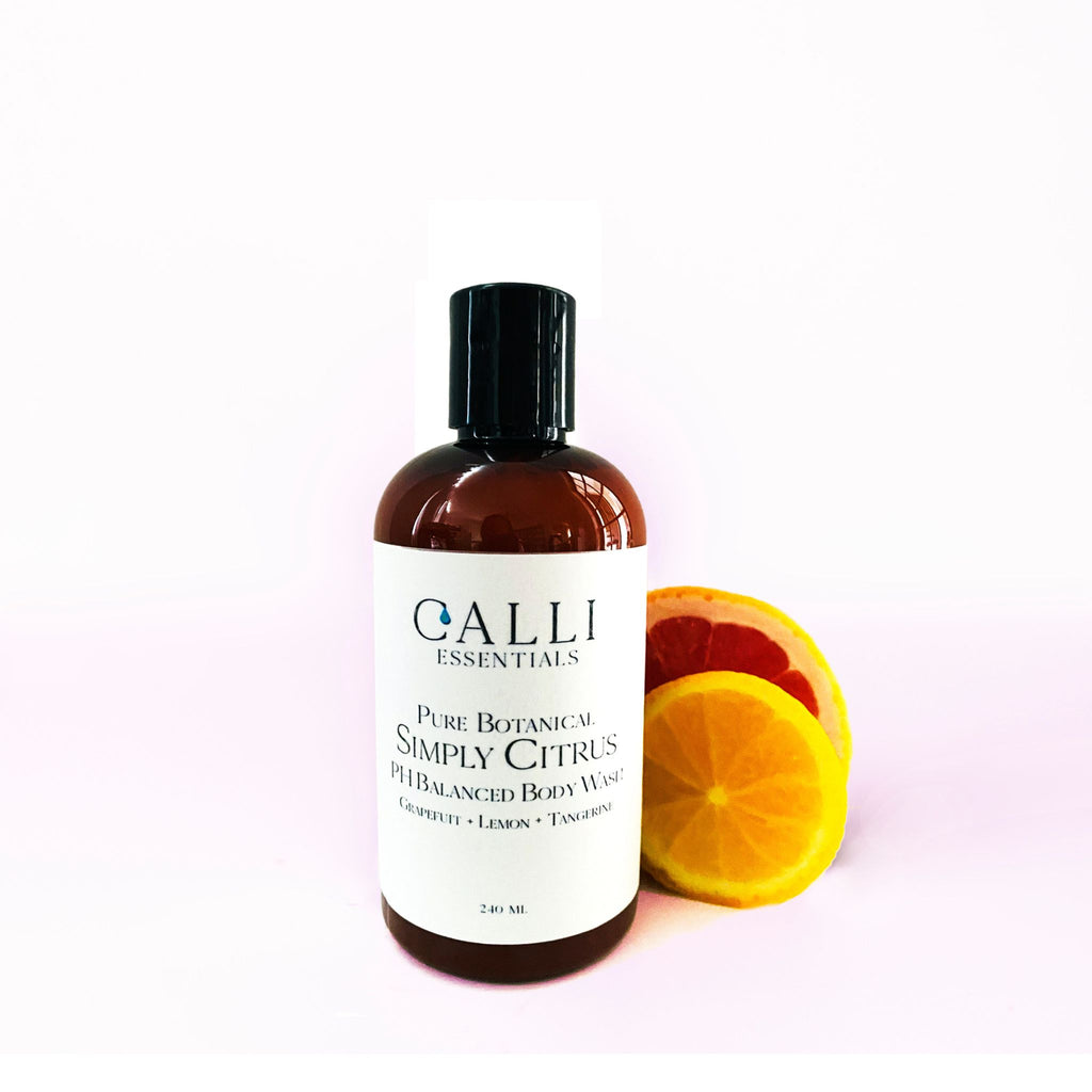 Simply Citrus body wash with grapefruit and lemon