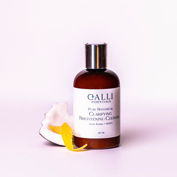 Jojoba & Glycerin Facial Cleanser- Clarifying and Brightening - www.CalliSkin.com