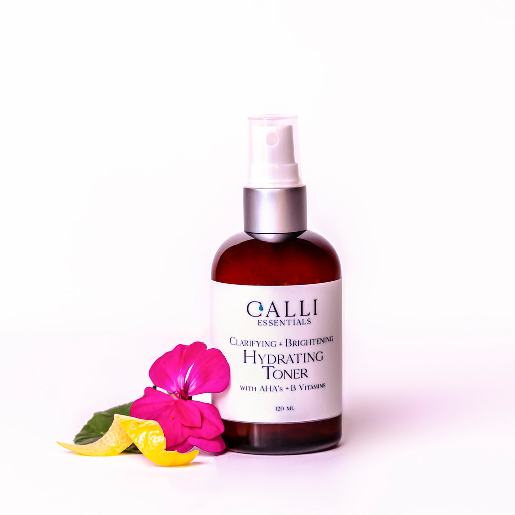 Hydrating Toner - Clarifying & Brightening - www.CalliSkin.com