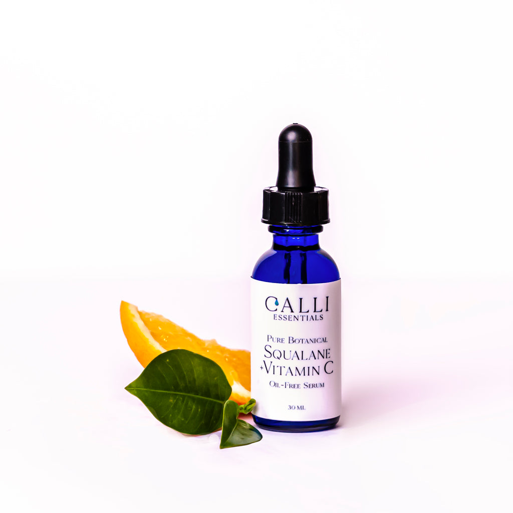 Squalane + Vitamin C  Oil Free Serum - www.CalliSkin.com