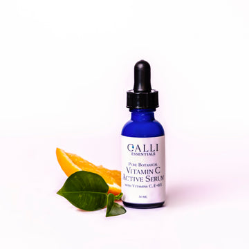 Vitamin C Active Facial Serum +6 Botanicals and Vitamin B5 - www.CalliSkin.com