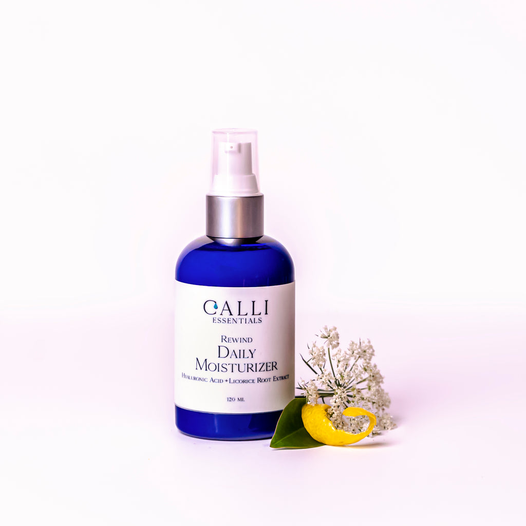 Rewind Daily Face Lotion - Fades Dark Spots and Hyperpigmentation - www.CalliSkin.com