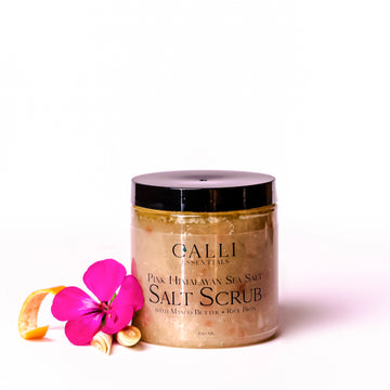 Salt Scrub with Himalayan & Epsom Salts - www.CalliSkin.com