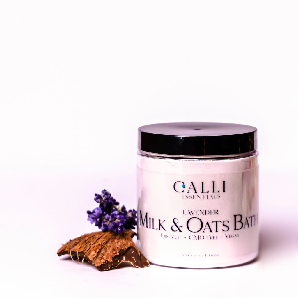 Lavender Milk & Oats Bath Soak - www.CalliSkin.com