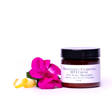 Clarifying and Brightening Rehydrating Cream -AHA's + Hyaluronate Acid - www.CalliSkin.com