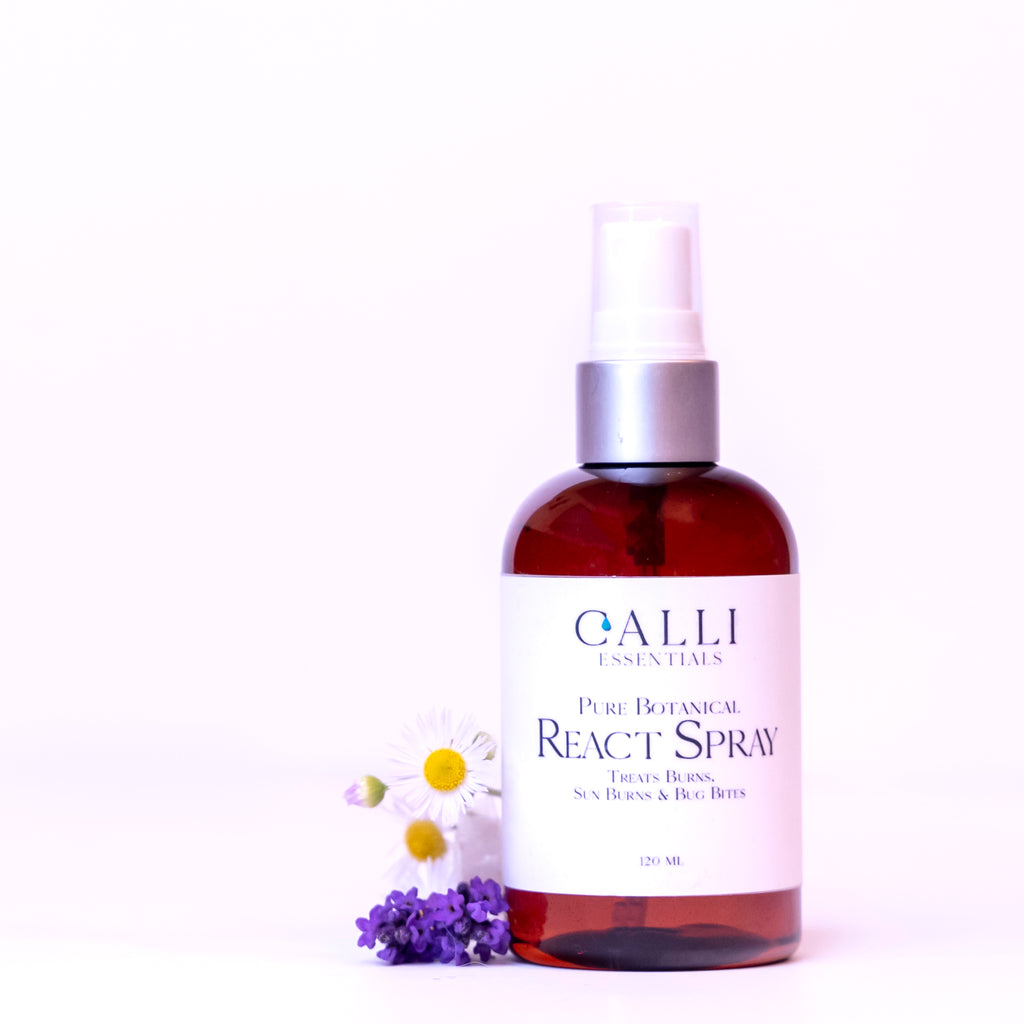 React Anti-Inflammatory & After Sun Spray - www.CalliSkin.com