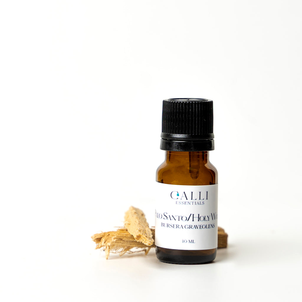 100% Pure Paulo Santo Essential (holy wood) Oil - Bursera Graveolens 10ML - Calli Essentials - 100% Natural Skin Care Products - Pure Essential Oils 