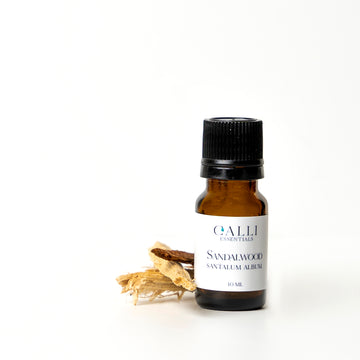 100% Pure Sandal Wood Essential - Santalum Album10ML - Calli Essentials - 100% Natural Skin Care Products - Pure Essential Oils 