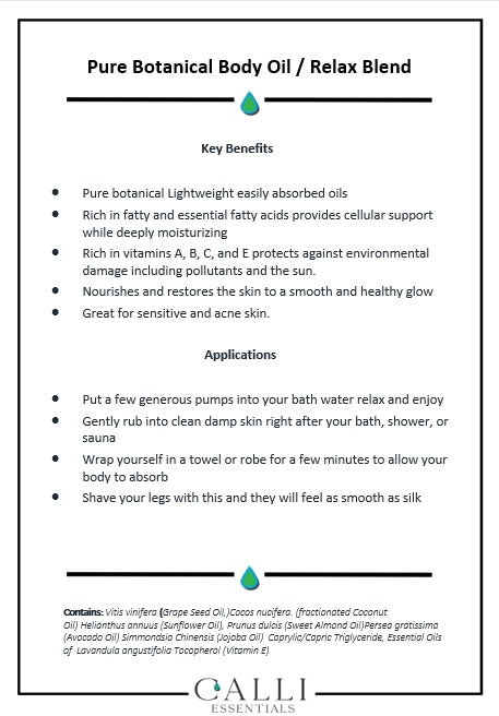 Body Oil & Salt Scrub Duo - 100% Natural Skin Care Products - Pure Essential Oils 